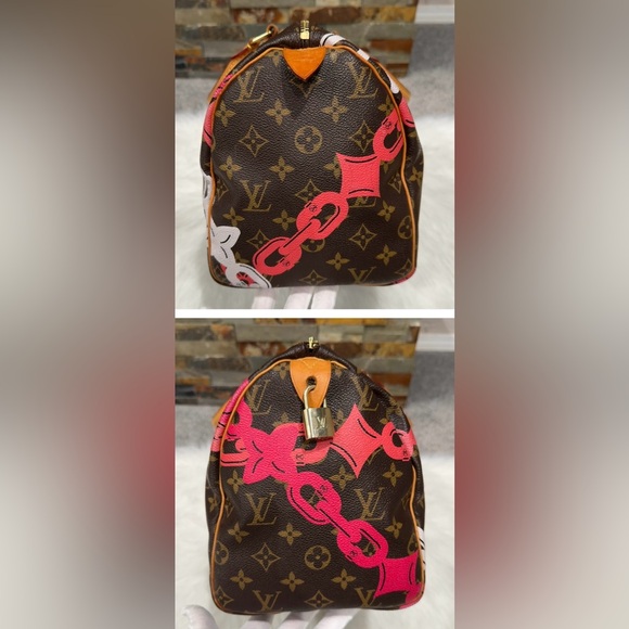 2016 Louis Vuitton Chain Flower Speedy 35 - Picture 9 of 16